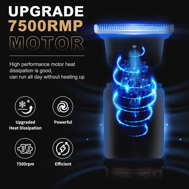 UFREE Foil Shavers Electric Razor for Men, Beard Trimmer Grooming Shaving Kit, Hair Trimmer, Cordless Head Shavers for Bald Men Barber Clippers, Birthday Gifts for Him - Image 3